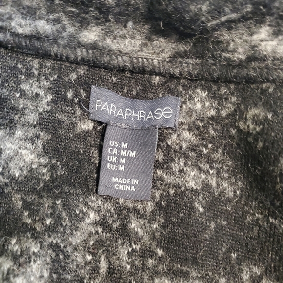 Paraphrase Wool Blend Cardigan Coat size Medium - Picture 11 of 11